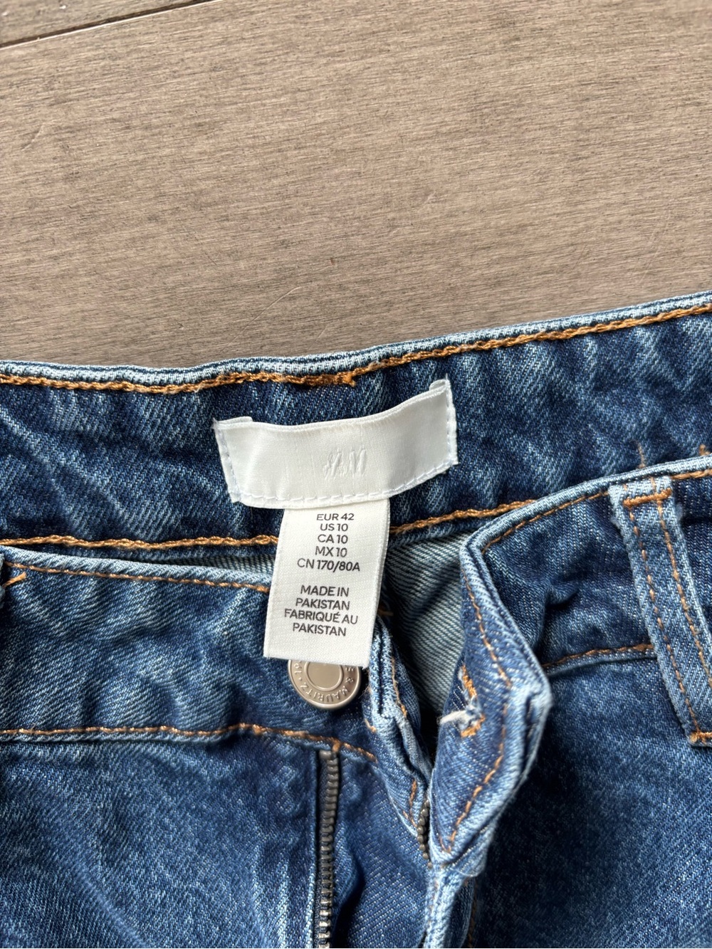 H&M Wide-Leg High-Rise Jeans in Blue Denim - Picture 5 of 14